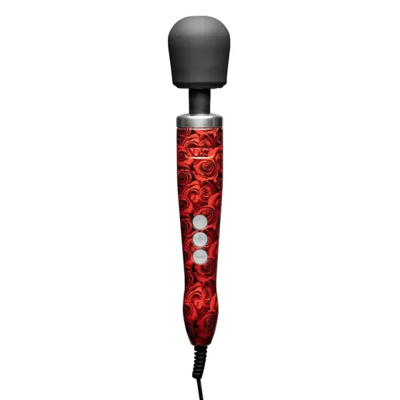 Вібромасажер DOXY Die Cast ROSE PATTERN, дуже потужний, живлення 220В, металевий корпус Львов
