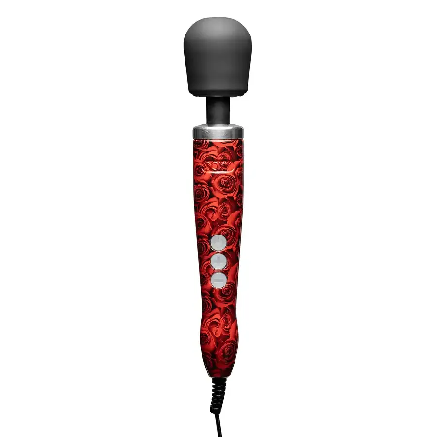 Вібромасажер DOXY Die Cast ROSE PATTERN, дуже потужний, живлення 220В, металевий корпус Львов - изображение 1