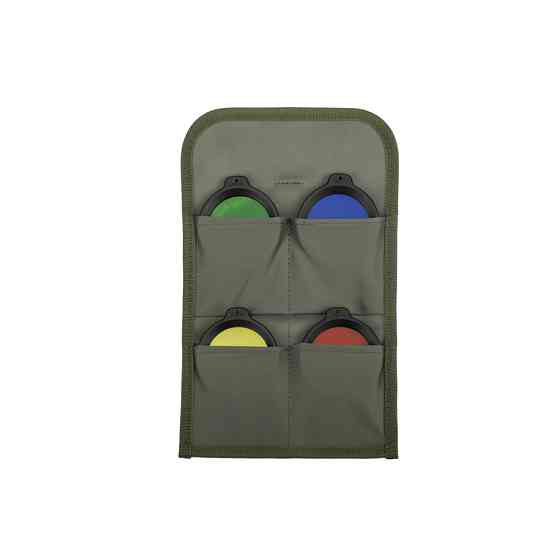 Набір із 4 фільтрів (синій, жовтий, зелений, червоний) для ліхтарів Fenix серії HT18 (у комплекті є сумка для зберігання) Київ