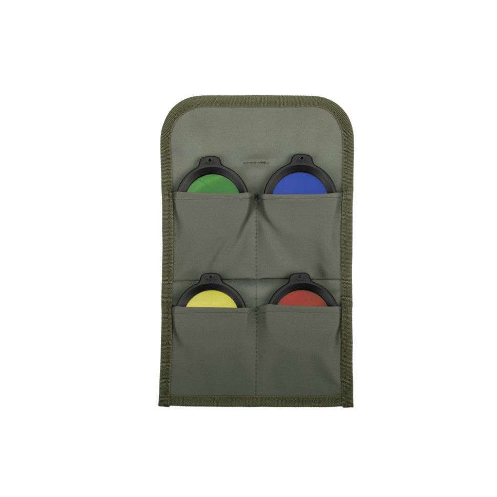 Набір із 4 фільтрів (синій, жовтий, зелений, червоний) для ліхтарів Fenix серії HT18 (у комплекті є сумка для зберігання) Киев - изображение 4