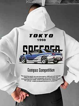 Худі, біла толстовка чоловіча, світшот 2711253852 розмір 52 Дніпро