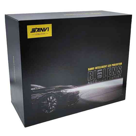 Комплект світлодіодних лінз SANVI Bi-LED S3 Plus LASER 5500K 3.0" 65W Харків