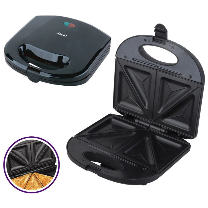 Домашня бутербродниця MAGIO MG-360N 700 Вт, Бутербродниця для сніданків, Сендвічниця гриль для будинку EA-58 Львів - фото 3