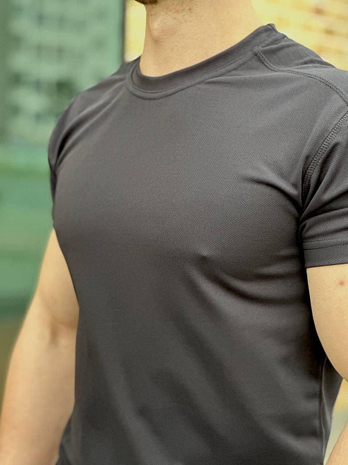 Футболка черная coolMax military тактическая летняя качественная футболка для ВСУ     WAR Львов - изображение 7