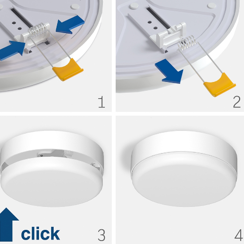 Рамка для накладного монтажу безрамкового круглого сусилювача VL-DLFR-15SF Videx Житомир - фото 4