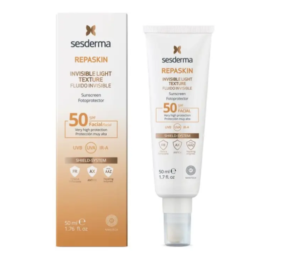 Сесдерма Солнцезащитный флюид для лица Sesderma Repaskin Invisible Fluid SPF 50, 50 мл Днепр