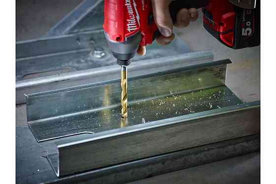 Сверло по металлу RedHEX HSS-G TiN (10х76х120 мм) Milwaukee 48894723 Коломия