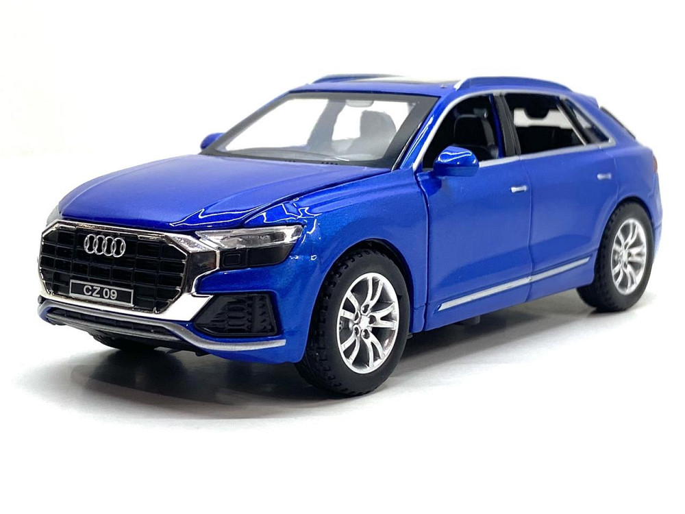 Машинка металева TK Union Group Audi Q8 1:32 світло звук відчиняються двері Синя (GT-08198) Чернігів - фото 2