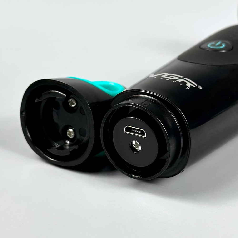 Електробритва VGR V-601 з водозахистом, USB-зарядкою, насадкою-бритвою та триммером для носа та вух. Одеса - фото 9
