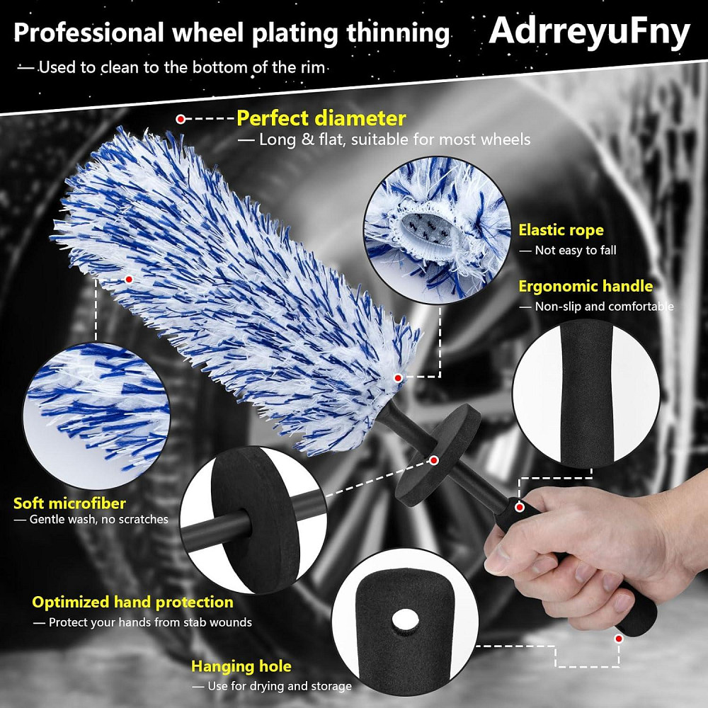 Щітка з мікрофібри для чищення дисків зі змінним чохлом Луцк - изображение 3