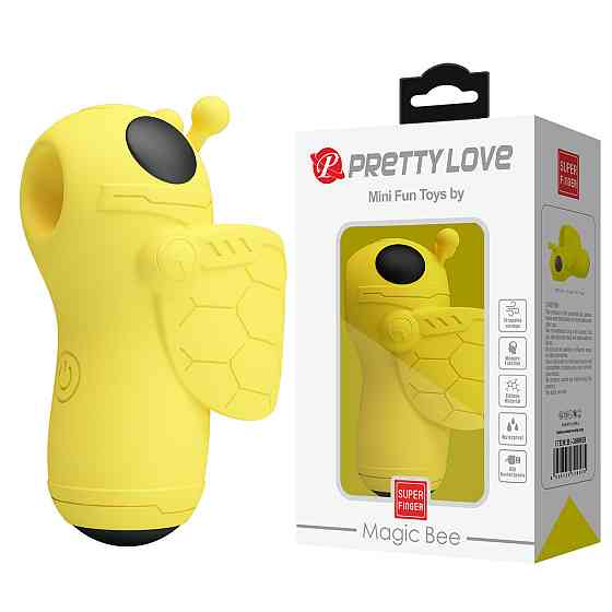 Вакуумний вібростимулятор - Pretty Love Magic Bee Stimulator Yellow Sex Aura Київ