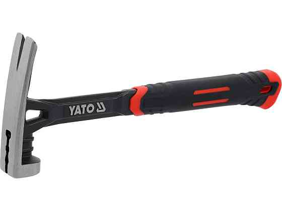 Молоток сталевий монолітний YATO з цвяходером, m= 500 г [6/18] Одеса