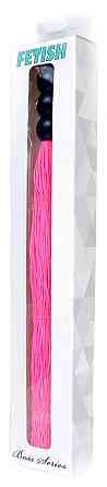 Силиконовый флогер ( длина 26 см ) Fetish Boss Series - Silicone Whip Pink 10