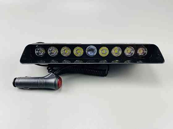 Маячок проблисковий світлодіодний білий спалах S3 (стробоскоп) 9-80V під скло автомобільна мигалка Мукачево