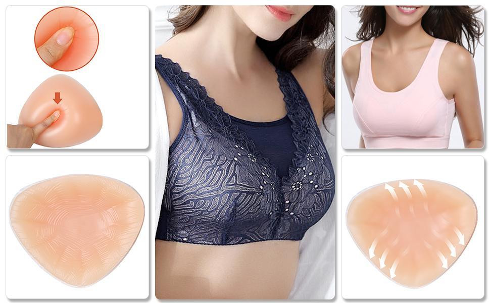 Реалістичні силіконові груди IVITA розмір 5XL / FF / 42D / 44D / 46C 17.5*16.5*4.2см Луцьк - фото 2