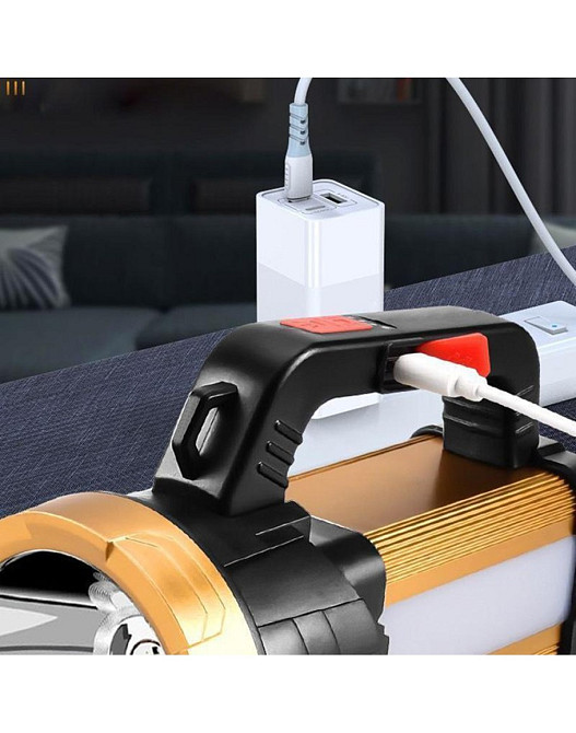 Фонарик Watton WT-615 аккумуляторный ручной LED Каменец-Подольский - изображение 5