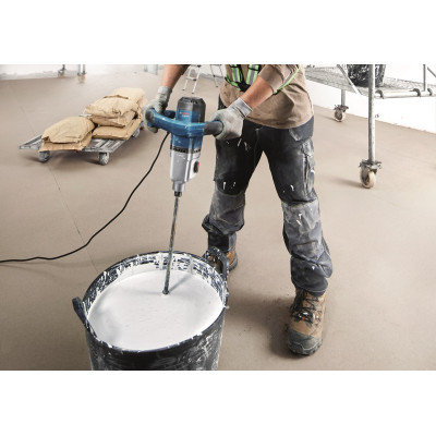 Міксер будівельний Bosch GRW 140, 1400Вт, 480-750об/хв, М14, 4.2кг (0.601.1C4.020) Вінниця - фото 8