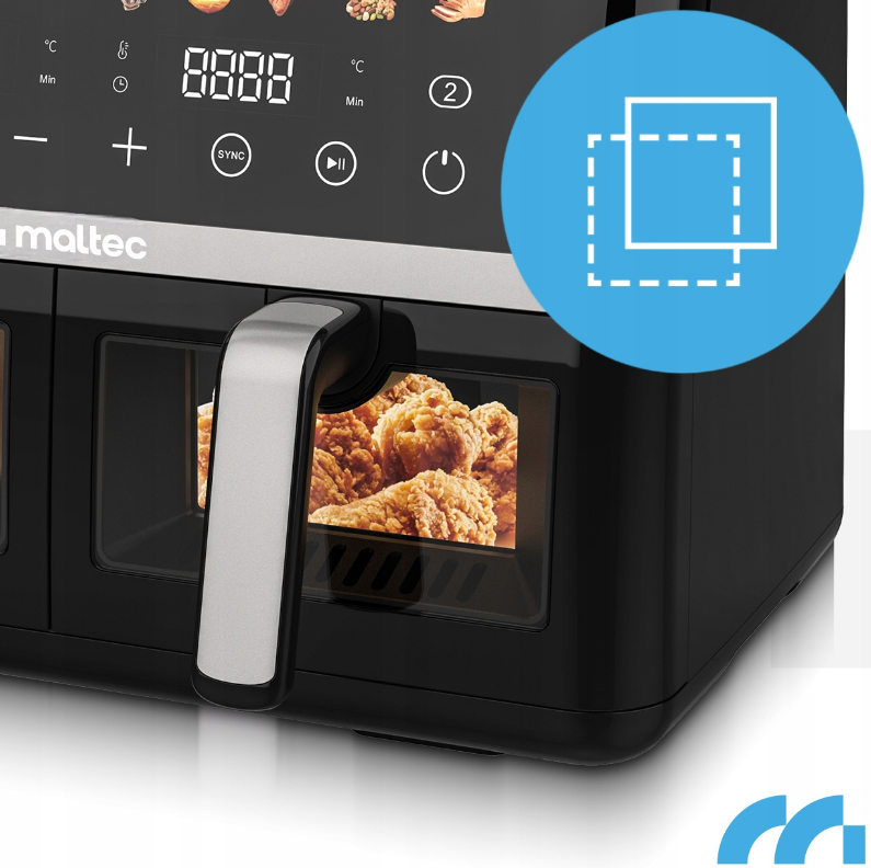 Мультипечь (аэрофритюрница) Maltec AirFryer 2800Вт (Польша) Киев - изображение 9