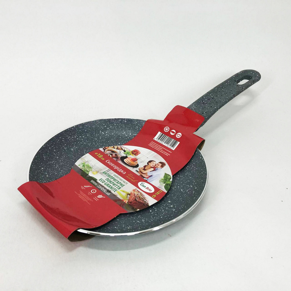 Сковорода с антипригарным покрытием внутренней поверхности, Легкая блинная сковорода JH-86 Львов - изображение 12