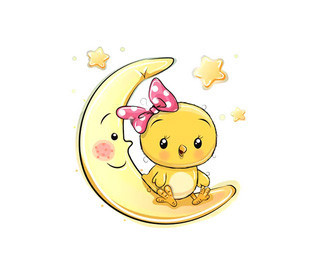 Термонаклейка для одягу для дитини Курча Київ - фото 1