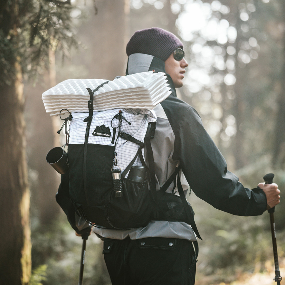 Рюкзак туристический Naturehike CNK2300016, 30+5 л, белый Киев - изображение 6