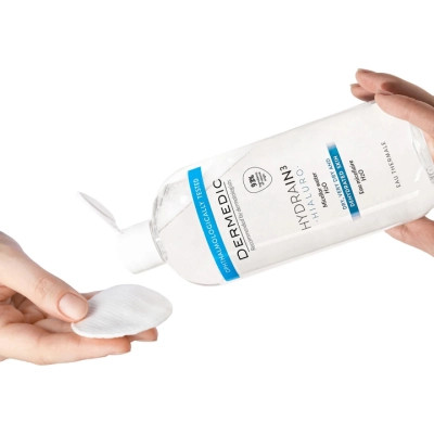 Мицеллярная вода Dermedic Hydrain 3 Hialuro H2O 200 мл (5906739783106) Винница - изображение 3