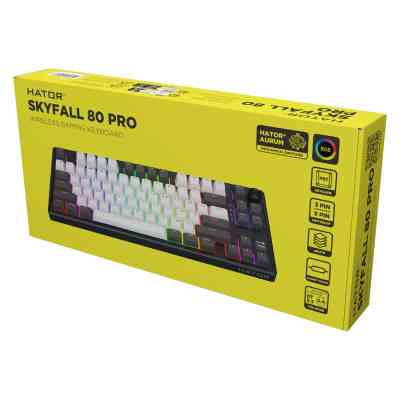 Клавиатура Hator Skyfall 80 Pro Wireless Grey/Black (HTK4180UA) Винница