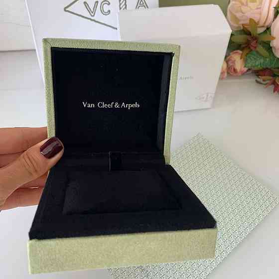 Упаковка преміум Van Cleef Коробочка, всередині замша, футляр, чохол для сертифіката, пакет, стрічка Одеса