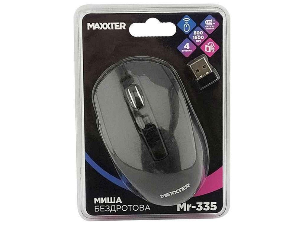 Мышка беспроводная компьютерная Mr-335 ТМ Maxxter Киев - изображение 1