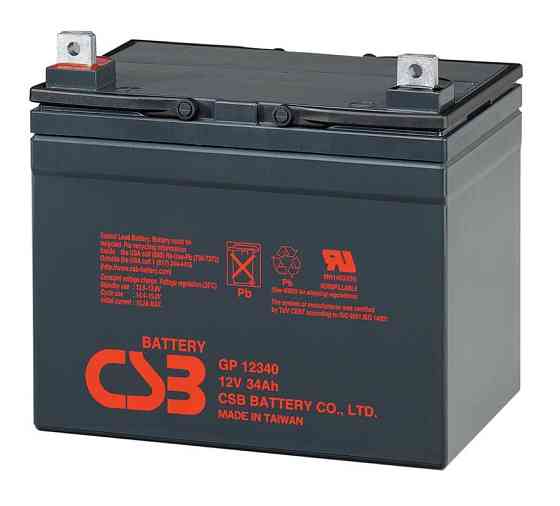 Акумуляторна батарея CSB GP12340, 12V 34Ah (195х130х155мм) Київ