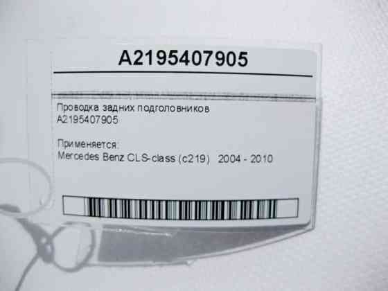 Mercedes-Benz  A2195407905 Електропроводка задніх підголівників CLS C219 Одеса