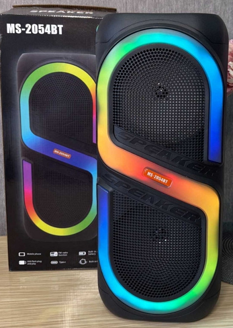 Портативная колонка-чемодан MS‑2054BT 50 Вт с Bluetooth, FM, USB/SD. Харьков - изображение 5