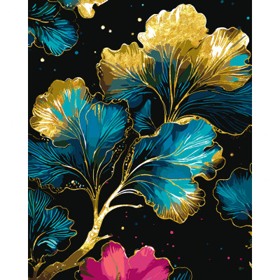 Картина по номерам Santi Золоті пелюстки, 40*50 см, поталь (955284) Вінниця - фото 1