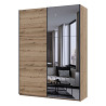 Шафа купе Doros G-Caiser Дуб Евок 1 ДСП / 1 зеркало 180х60х240 (DRS-011578)