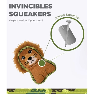 Игрушка для собак Outward Hound Xtreme Seamz Lion (0700603698849) Винница - изображение 7