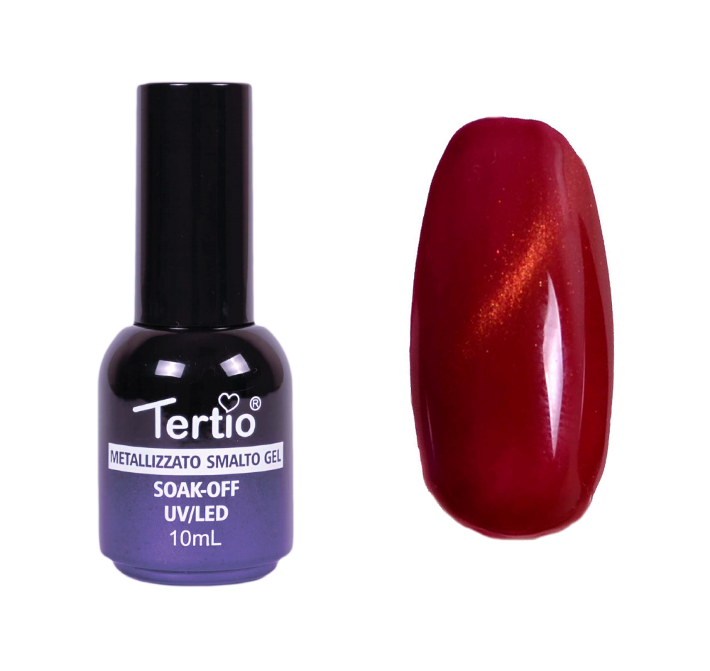 ГЕЛЬ-ЛАК №016 (БУРЯКОВИЙ МАГНІТНИЙ) КОТЯЧЕ ОКО 10 МЛ TERTIO Київ - фото 1