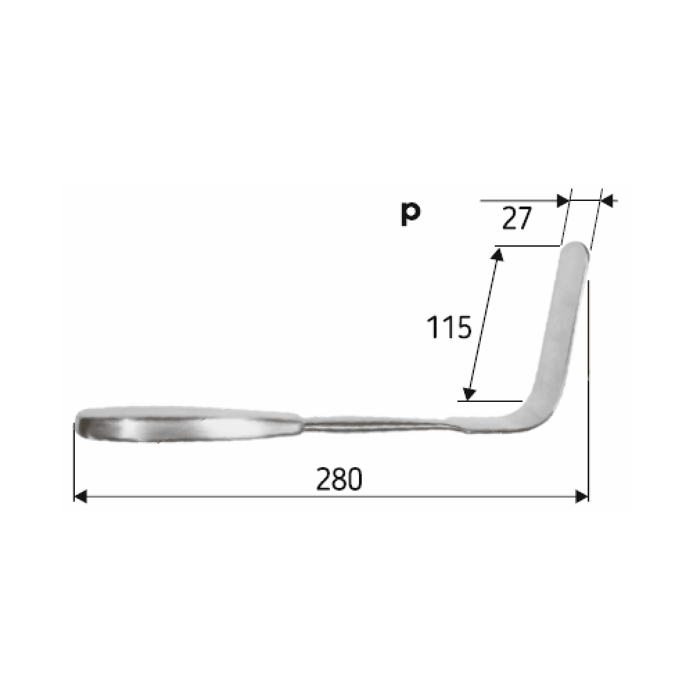 Ретрактор Simon 28cм, J-19-035 Днепр - изображение 2
