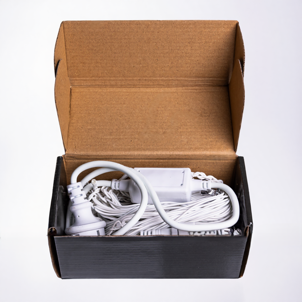 Garlando Новорічна гірлянда вулична Бахрома 6 м 105 LED білий провід Білий 6МWW Коломия - фото 4