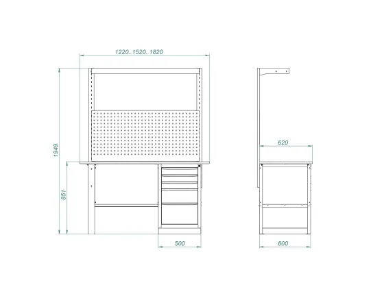 Верстак Скиф 1220-1 Харьков