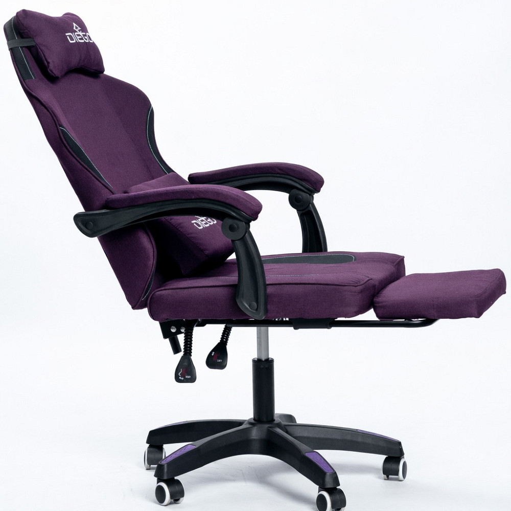 Крісло геймерське DIEGO Soft Light Purple Київ - фото 3