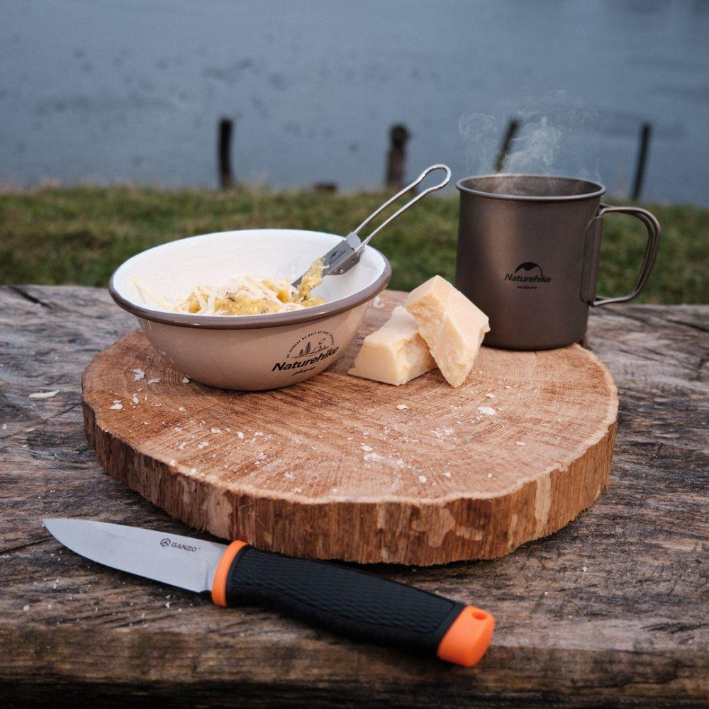 Нож Ganzo G806-OR оранжевый с ножами Киев - изображение 8