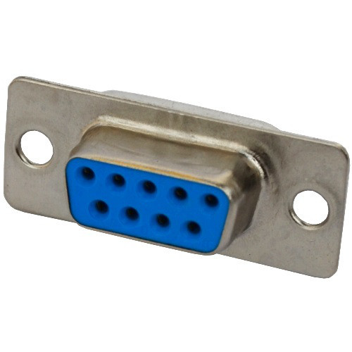 Гніздо DB-9pin монтажне, під пайку Полтава - фото 1