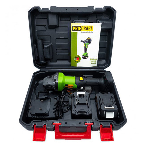 Акумуляторна болгарка Procraft PGA-20 – безщіткова, 125 мм, 20В, 4А·год, 2 АКБ, гарантія 36 міс Львів - фото 3