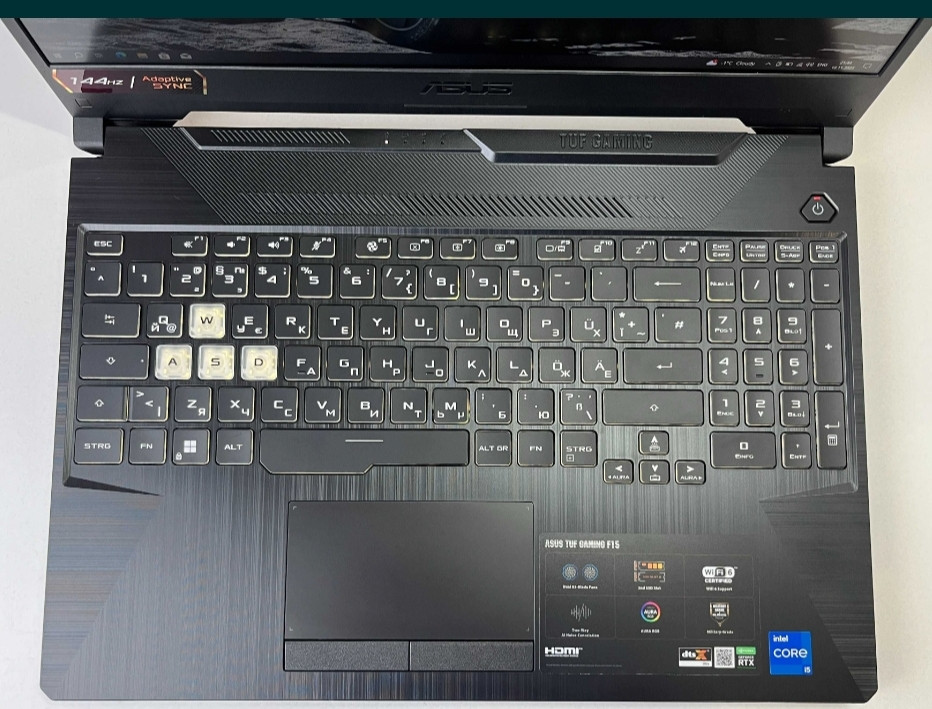 Ноутбук: ASUS TUF RTX 3060 6Gb, 144Hz i5-11400H, 16Gb, SSD 512Gb. Київ - фото 2