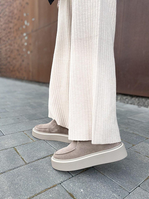 Черевики жіночі GREMMY капучино натуральна замша з хутром висота 8см (5332) Коломыя - изображение 5