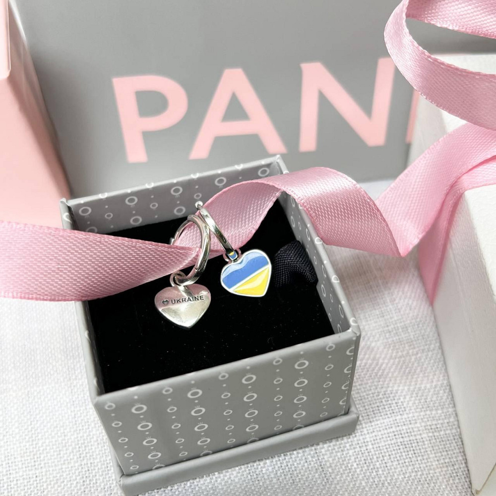 Срібні сережки "З Україною в серці" MasterSem Київ - фото 4