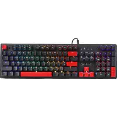 Клавіатура A4Tech Bloody S525N RGB BLMS Red Switch USB Fire Black (4711421002066) Вінниця