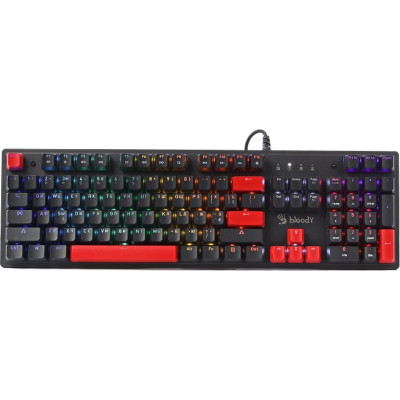 Клавіатура A4Tech Bloody S525N RGB BLMS Red Switch USB Fire Black (4711421002066) Вінниця - фото 1