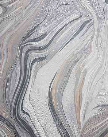 Шовілові на флізеліні Grandeco Illusion метрові блакитні хвилі Київ