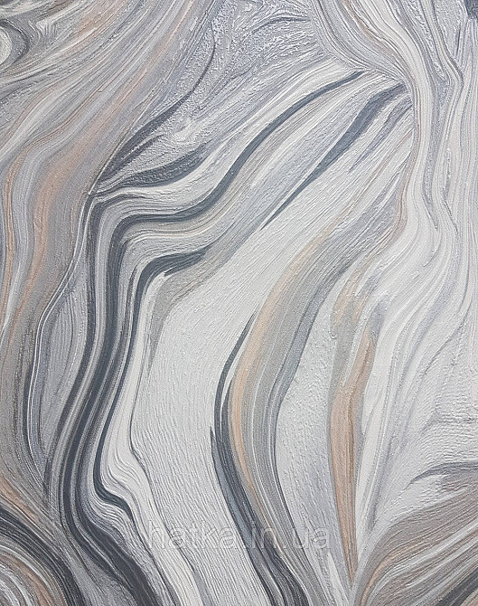 Шовілові на флізеліні Grandeco Illusion метрові блакитні хвилі Київ - фото 2